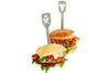 Set 2 Pics à burgers Gefu Torro motif taureau et couperet