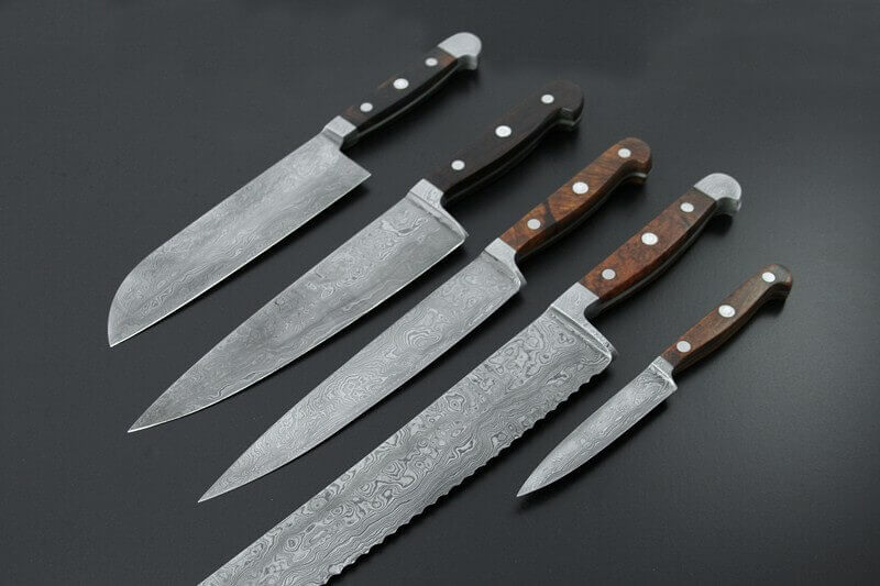 Couteau Santoku Damas Gude 18cm