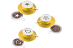 Kit de 3 pochoirs de décoration Westmark Cappuccino