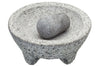 Mortier et pilon mexicain en granit gris 20x10cm MasterClass