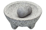 Mortier et pilon mexicain en granit gris 20x10cm MasterClass