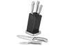 Bloc contemporain 5 couteaux cuisine Sabatier International Ixo tout inox