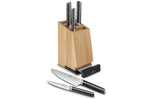 Bloc en chêne 5 couteaux cuisine Sabatier International avec support tablette intégré