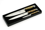 Coffret Güde 3 couteaux forgés Alpha Olive