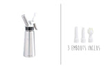 Siphon à chantilly Mastrad PRO en inox - 0,5 l