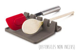 Repose cuillère 4 emplacements Tomorrow's Kitchen gris