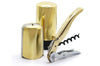 Coffret tire bouchon vin et champagne Pulltex 3 pièces - Or