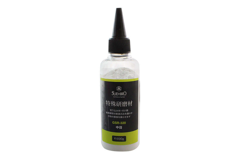 Poudre de polissage Suehiro grains moyens - Flacon 100g
