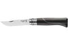Couteau Opinel n°8 Ellipse lame 8,5cm acier inox manche ébène