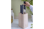 Bloc bois de hêtre 5 couteaux cuisine Opinel Intempora