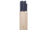 Bloc bois de hêtre 5 couteaux cuisine Opinel Intempora