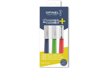 Coffret Opinel Trio Les Essentiels 3 pièces manches colorés