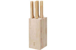 Bloc bois de hêtre 5 couteaux cuisine Opinel Parallèle spécial viande