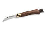 Couteau à champignons pliant Old Bear manche 11cm noyer avec virole