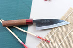 Couteau funayuki japonais artisanal Wusaki Yuzo BS2 15cm