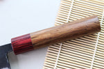 Couteau santoku japonais artisanal Wusaki Yuzo BS2 17cm