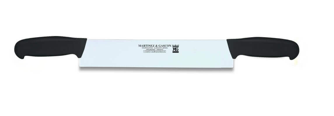 Couteau à fromage 2 manches Martinez & Gascon noir - 32cm