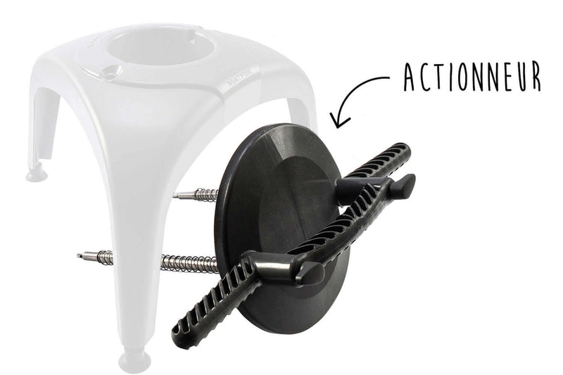 Matfer Prep Chef Actionneur sans support et accessoires