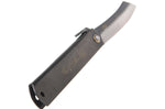 Couteau pliant Higonokami luxe 17.N acier carbone manche laiton noir 12cm