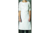 Tablier valet blanc Matfer avec bavette et poche