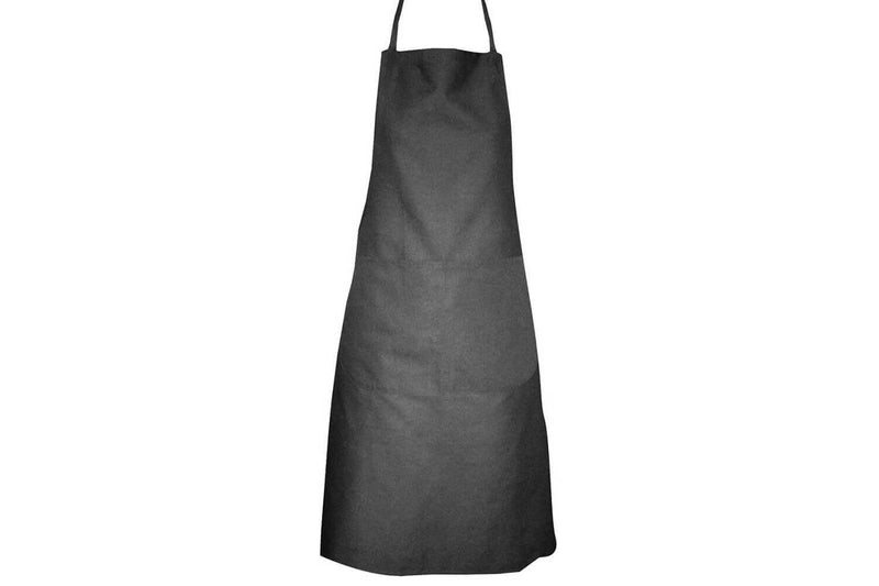 Tablier valet gris Matfer avec bavette et poche