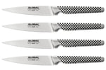Coffret de 4 couteaux à steak japonais Global GSF4023 lames crantées 11cm