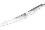 Couteau à pain japonais Global Sai M04 lame martelée 17cm