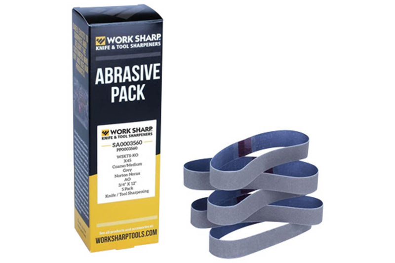 5 courroies grain 400 pour affûteuse électrique Worksharp WSK1