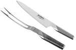 Set 2 couverts à viande japonais Global G313 acier inox