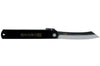 Couteau pliant Higonokami luxe 17.N acier carbone manche laiton noir 12cm