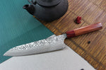 Couteau de chef japonais artisanal Yoshimi Kato 21cm SG2 Damascus