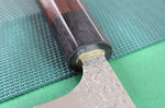 Couteau sujihiki japonais artisanal martelé Yu Kurosaki Shizuku 27cm acier SG2