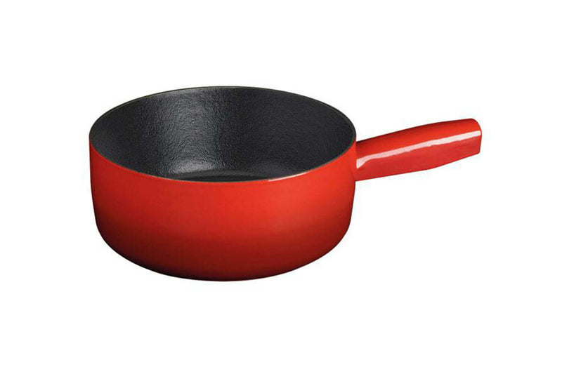 Caquelon savoyard Invicta en fonte émaillée rubis - 20cm