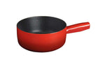 Caquelon savoyard Invicta en fonte émaillée rubis - 20cm