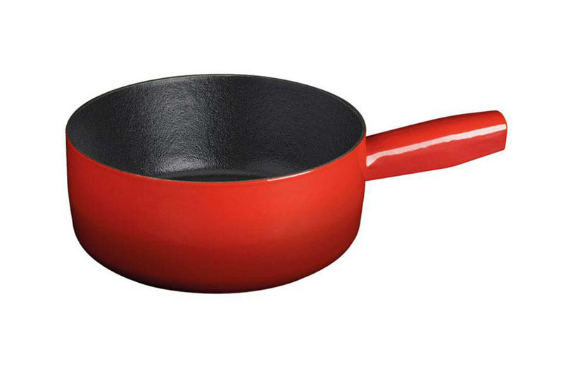 Caquelon savoyard Invicta en fonte émaillée rubis - 24cm