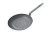 Poêle grill ronde De Buyer Minéral B Element en fer 26cm