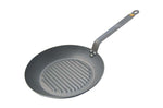 Poêle grill ronde De Buyer Minéral B Element en fer 26cm