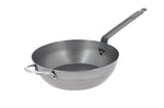 Poêle paysanne bord haut De Buyer Minéral B Element en fer 32cm
