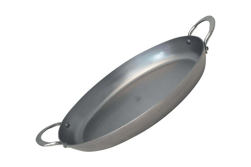 Plat à rôtir ovale De Buyer Minéral B Element en fer