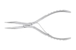 Pince à arêtes coudée Triangle acier inox 20cm
