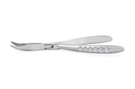 Pince à arêtes coudée Triangle acier inox 20cm