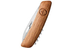 Couteau multifonction SWIZA D03 bois noyer 11 fonctions 95mm
