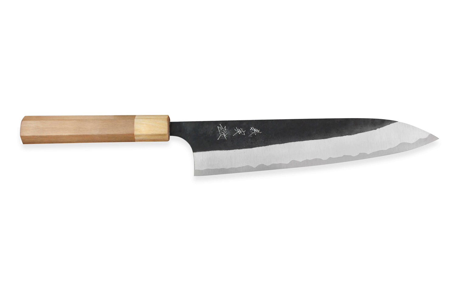 Couteau de chef japonais artisanal Yoshimi Kato AS Brut 21cm