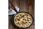 Crêpière en fonte émaillée STAUB noire 28cm manche bois