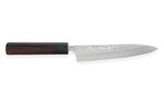 Couteau universel japonais artisanal martelé Yu Kurosaki Shizuku 15cm acier SG2