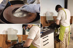 Réparation / restauration d'une lame de couteau de cuisine