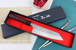 Couteau bunka japonais artisanal martelé Yu Kurosaki Shizuku 17cm acier SG2