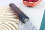Couteau bunka japonais artisanal martelé Yu Kurosaki Shizuku 17cm acier SG2