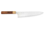 Couteau de chef japonais artisanal Kei Kobayashi SG2 Octogone 24cm