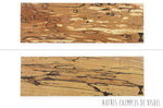 Barre aimantée artisanale Essences Creations en hêtre et résine 30cm - 3 places